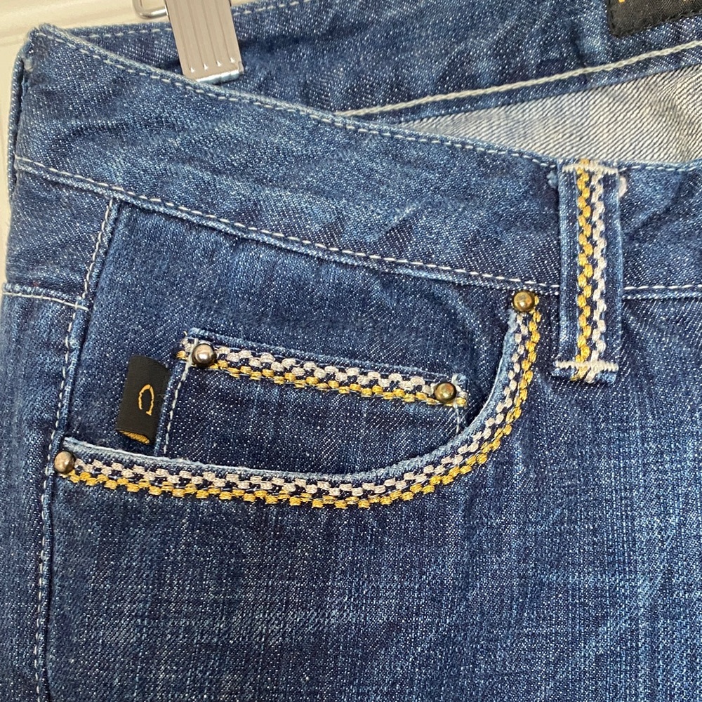 Roberto Cavalli Navy Bootcut Jeans - Picture 3 of 16